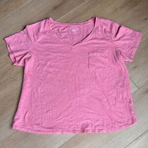Eddie Bauer, Pink V-Neck Women's Top